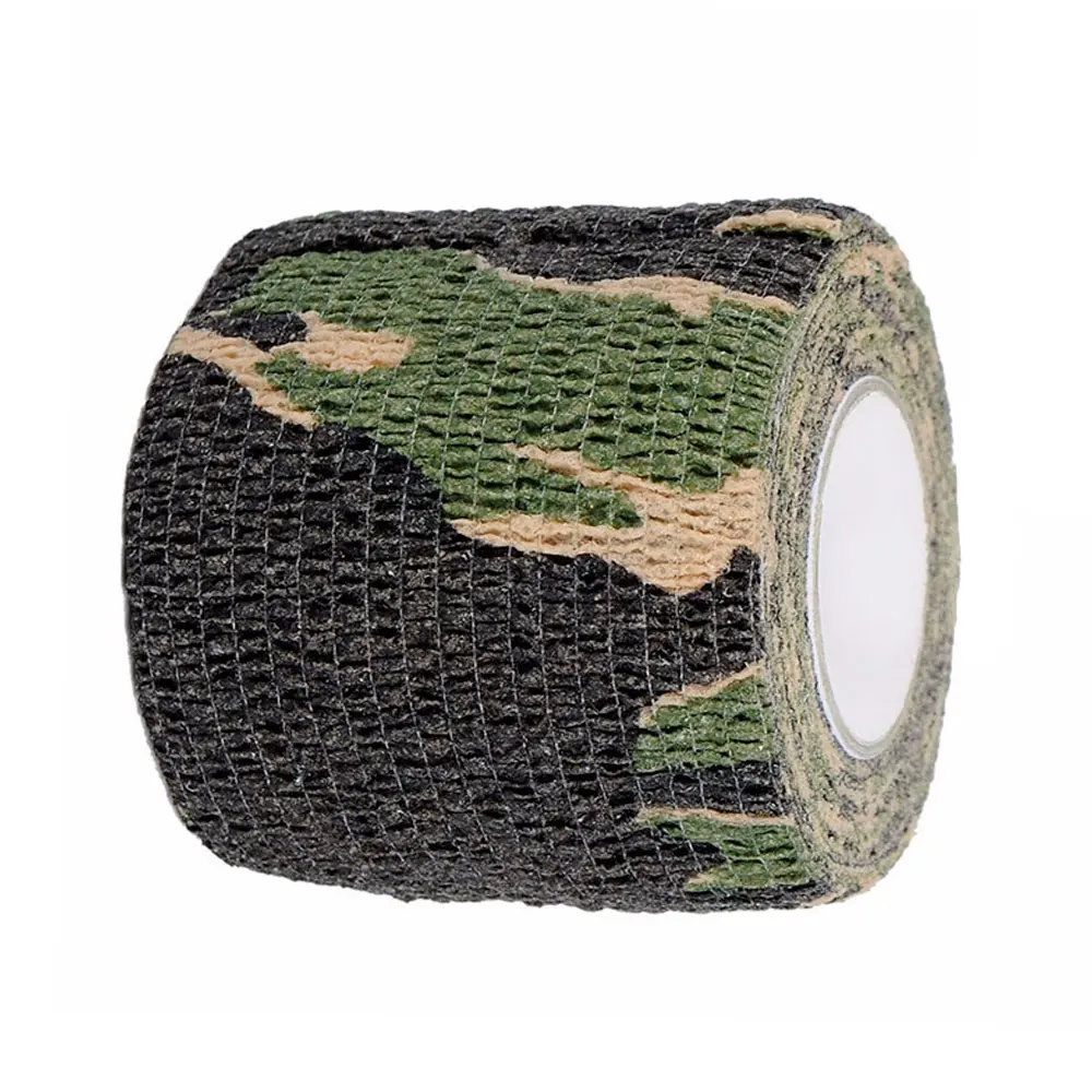 

Army Elastic Stealth Tape Military Waterproof Camouflage Camo Wrap Tapes Paintball Gun Shooting Stretch Bandage Hunting Tools