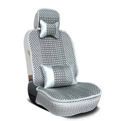 

1 Set 5 Seat Car Seat Covers High-End Comfortable Breathable Ice Silk Covers For Car Four Seasons Universal Atuo Seats Covers