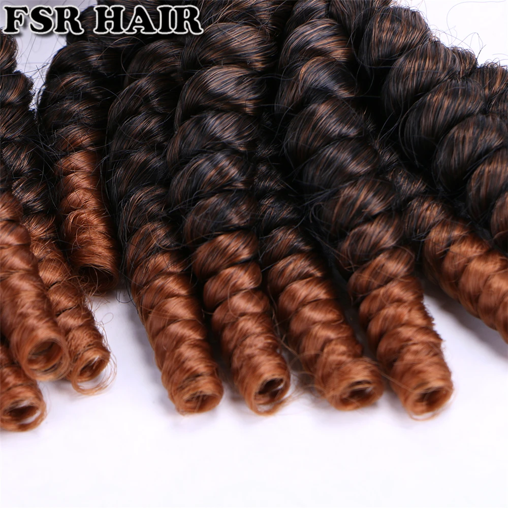 Черные волосы Funmi плетение дешевые синтетические волосы для наращивания 18 18 20 20 дюймов 4 шт один набор пучки вьющихся волос
