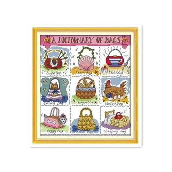 

Joy Sunday 11CT 14CT Print Counting Cross Stitch Kit Features Handbag Furniture Decoration Accessories Embroidery Hand-painted