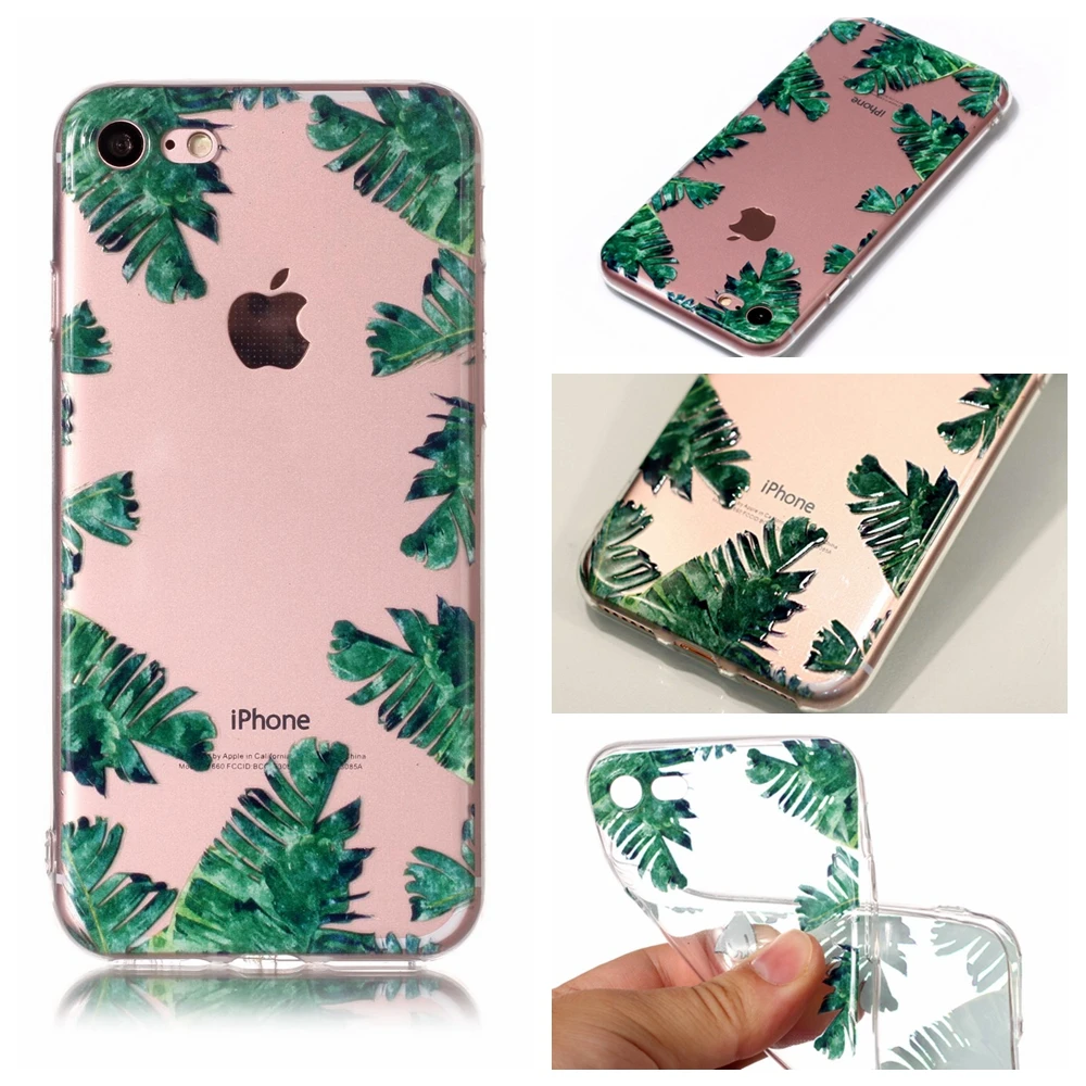 Прекрасный зелени Empaistic Глянцевая ТПУ дизайн корпуса для iphone 8 и iPhone 7 | Мобильные