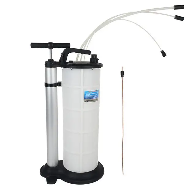 Extrator de Fluido óleo 9L Manual Da Máquina De Sucção a Vácuo Sifão de Transferência de