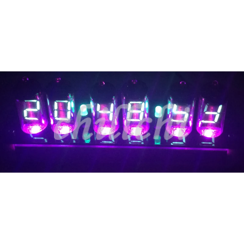 

Freeshipping Upgraded version of IV11 fluorescent tube clock DIY suite VFD tube fluorescent tube kit