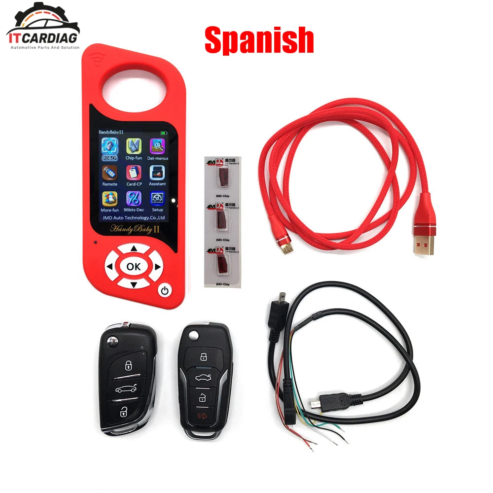 JMD Handy Baby 2 II автомобильный ключ программатор ручной с функцией G 96bit 48 + карта/пульт