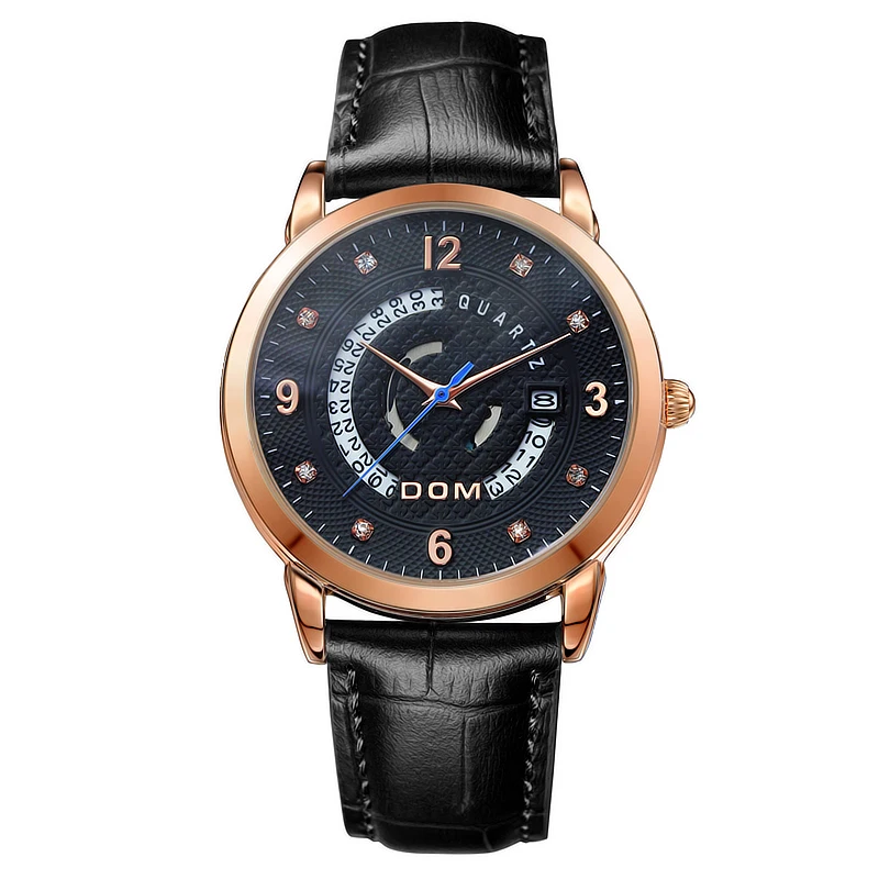ФОТО DOM Luxury Watch Men Brand Business Quartz Watch Hand Clock Men Water Resistant Wristwatch for Men Montre Homme Marque De Luxe