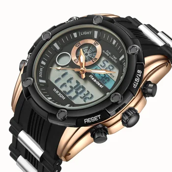 

Readeel Sports Watch Men Analog Digital Military Silicone Army Sport LED Waterproof Wrist Watches Men Relogio Masculino 2018