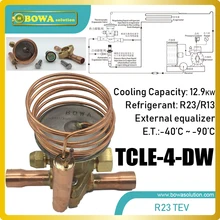 13KW разобрать R23 тепловой расширительный клапан соответствует 9.5m3/ч охлаждающей жидкости, компрессор и регулирует поток хладагента при температуре от-40~-90'C