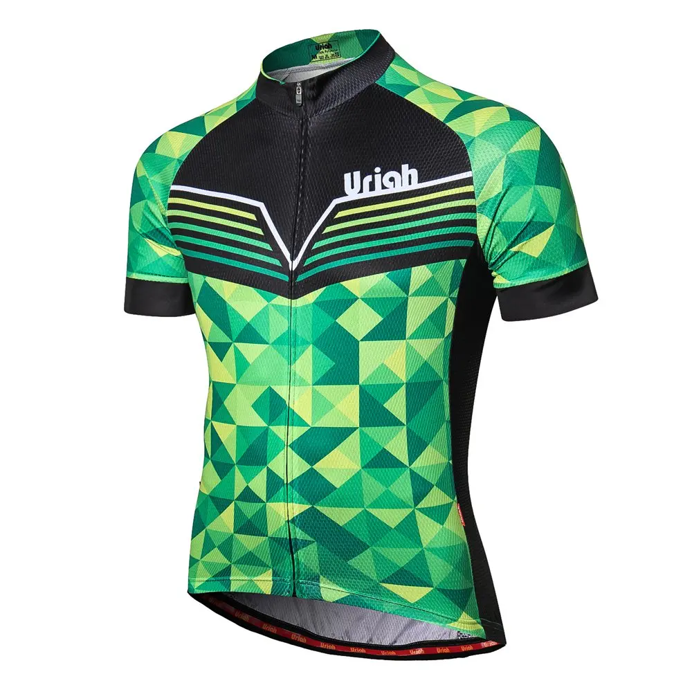 URIAH Cycling Top Men Bike Activewear Tops Team Cycling Jersey Moisture Wicking