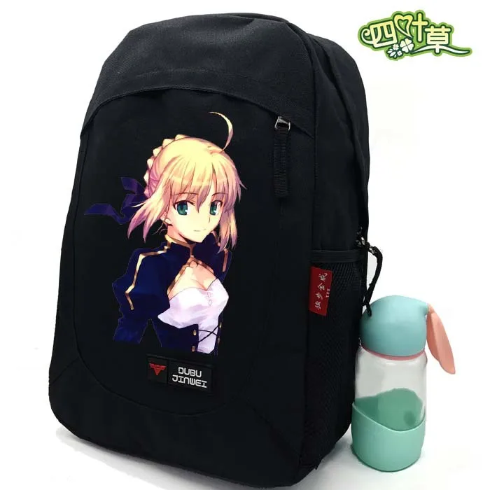 

Anime Fate Stay Night Backpacks COSPLAY Campus male and female students 2018 NEW casual fashion travel canvas backpack