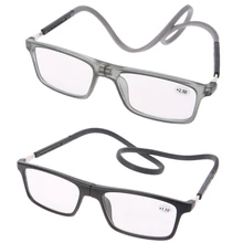Reading Glasses Magnet Presbyopic Reading Glasses Adjustable Hanging Neck Unisex +1.00 To +4.00 Reading Glasses Magnet Presbyopic Reading Glasses Adjustable Hanging Neck Unisex +1.00 To +4.00