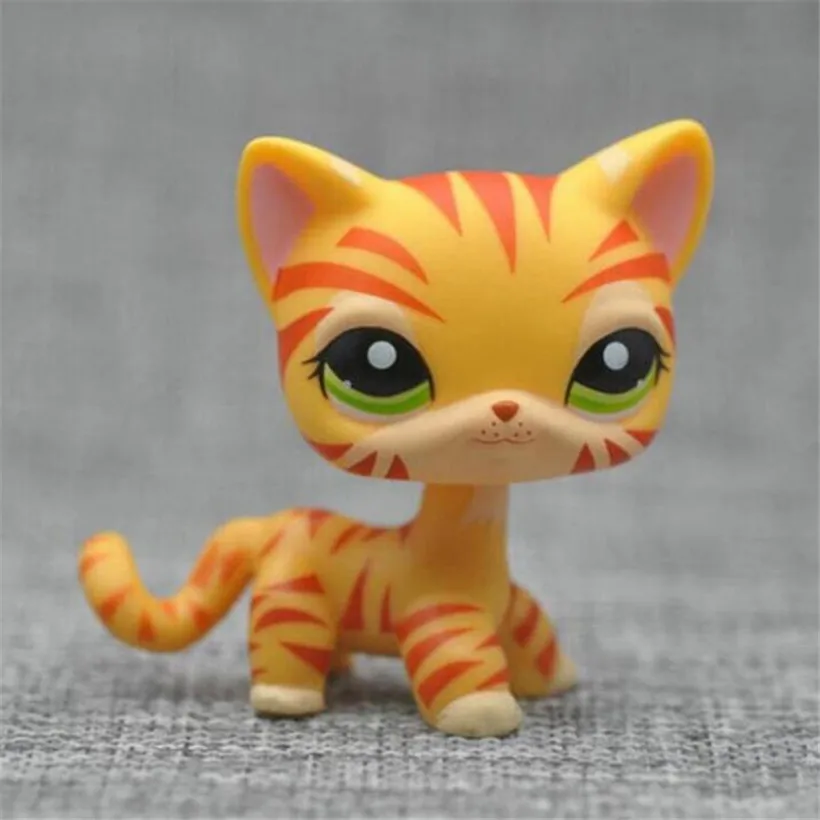 LPS милые Аниме фигурки Pet Shop ПВХ короткошерстая кошка Kitty и собака кукла Фигурка модель горячие игрушки для детей подарки на день рождения