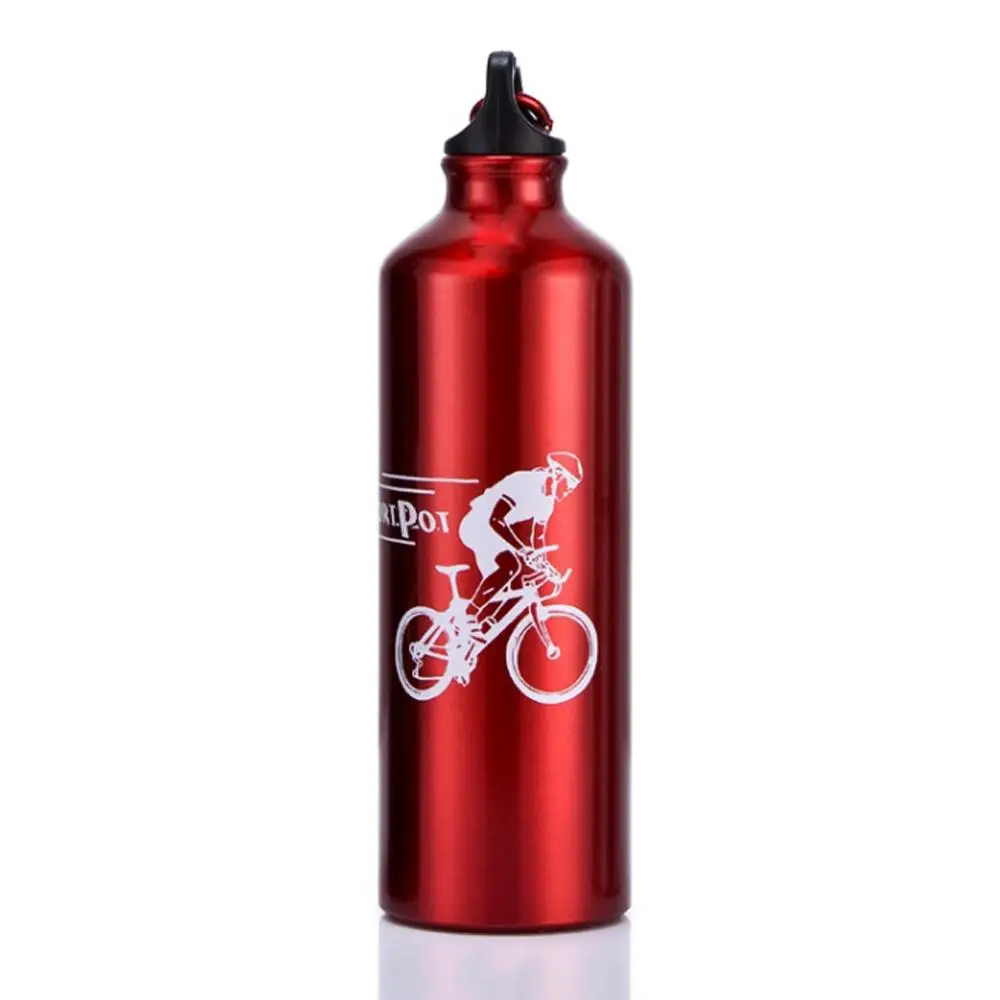700 мл велосипедные бутылки для воды, спортивные бутылки для воды, для питья, велоспорта, пеших прогулок, фитнеса, тренажерного зала, черные/красные/Серебристые/Синие Новые - Цвет: red