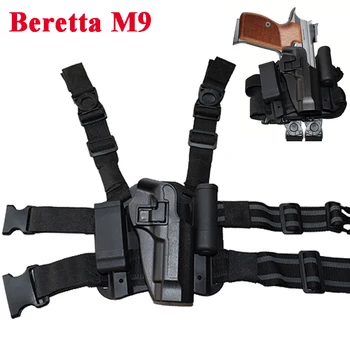 

Beretta M9 Tactical Leg Holster Hunting Equipment Gun Carry Holster For Beretta M9 92 96 Pistol Airsoft Paintball Accessories