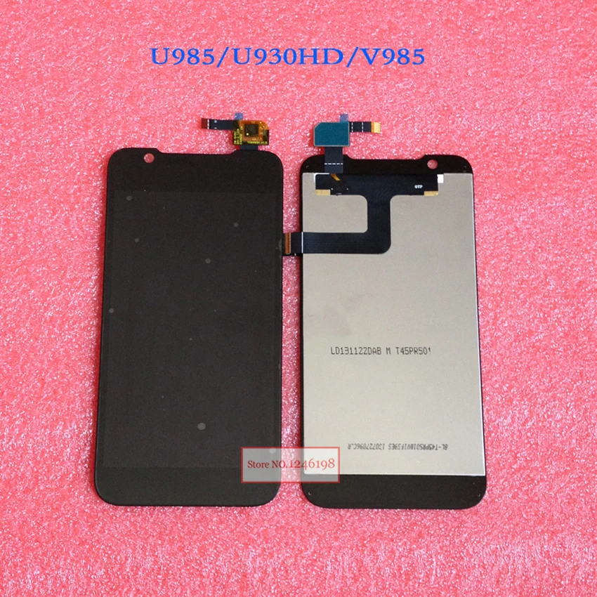 

Original Quality NEW LCD Display+Touch Screen Digitizer Assembly For ZTE Grand Era V985 U985 U930HD Replacements Free Shipping