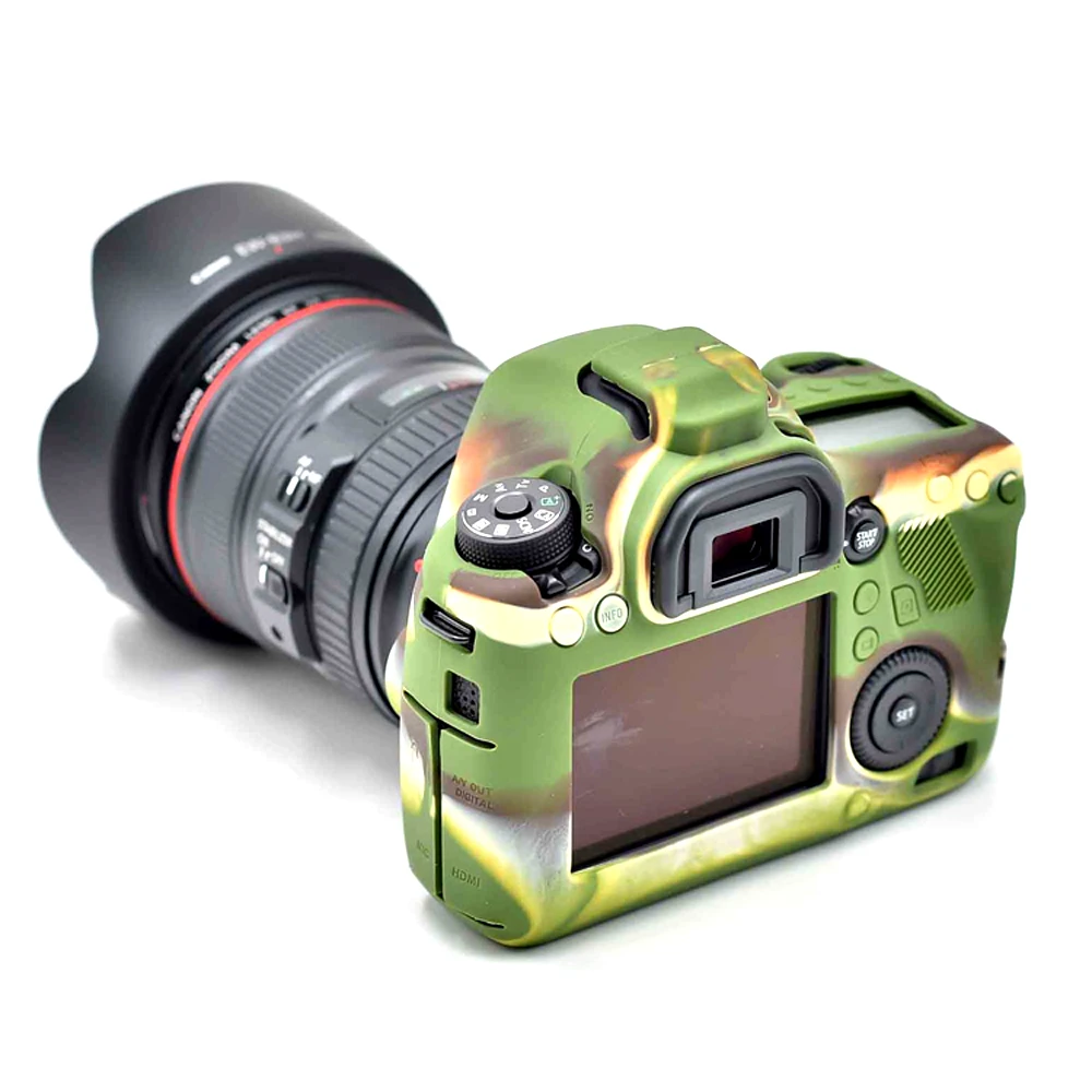 Чехол для камеры Canon EOS 6D с защитой от царапин, мягкий силиконовый резиновый защитный чехол для камеры