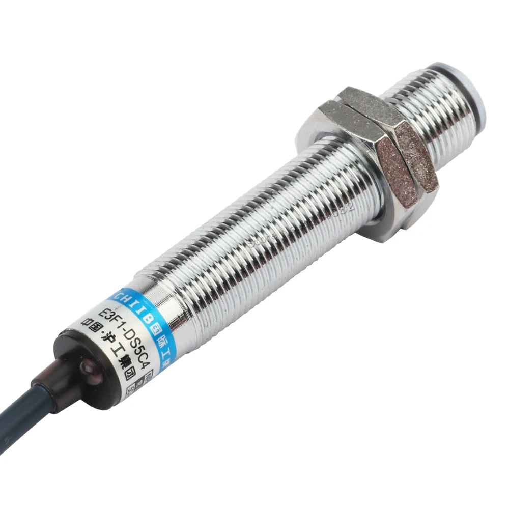 M12 DC 24 V 3 провода НЕТ Диффузный фотоэлектрический датчик переключатель 5 см E3F1-DS5C4 Силовые транзисторы NPN PNP