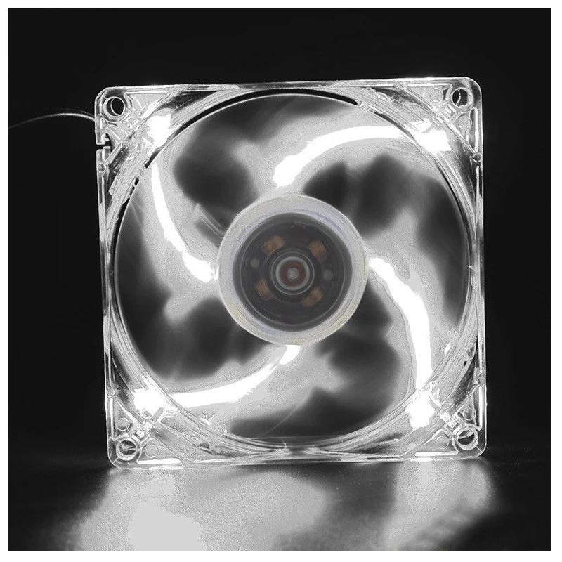 

NEW 120mm LED DC 12V 3Pin Noiseless PC Computer Case Cooling Cooler Fan 1300RPM