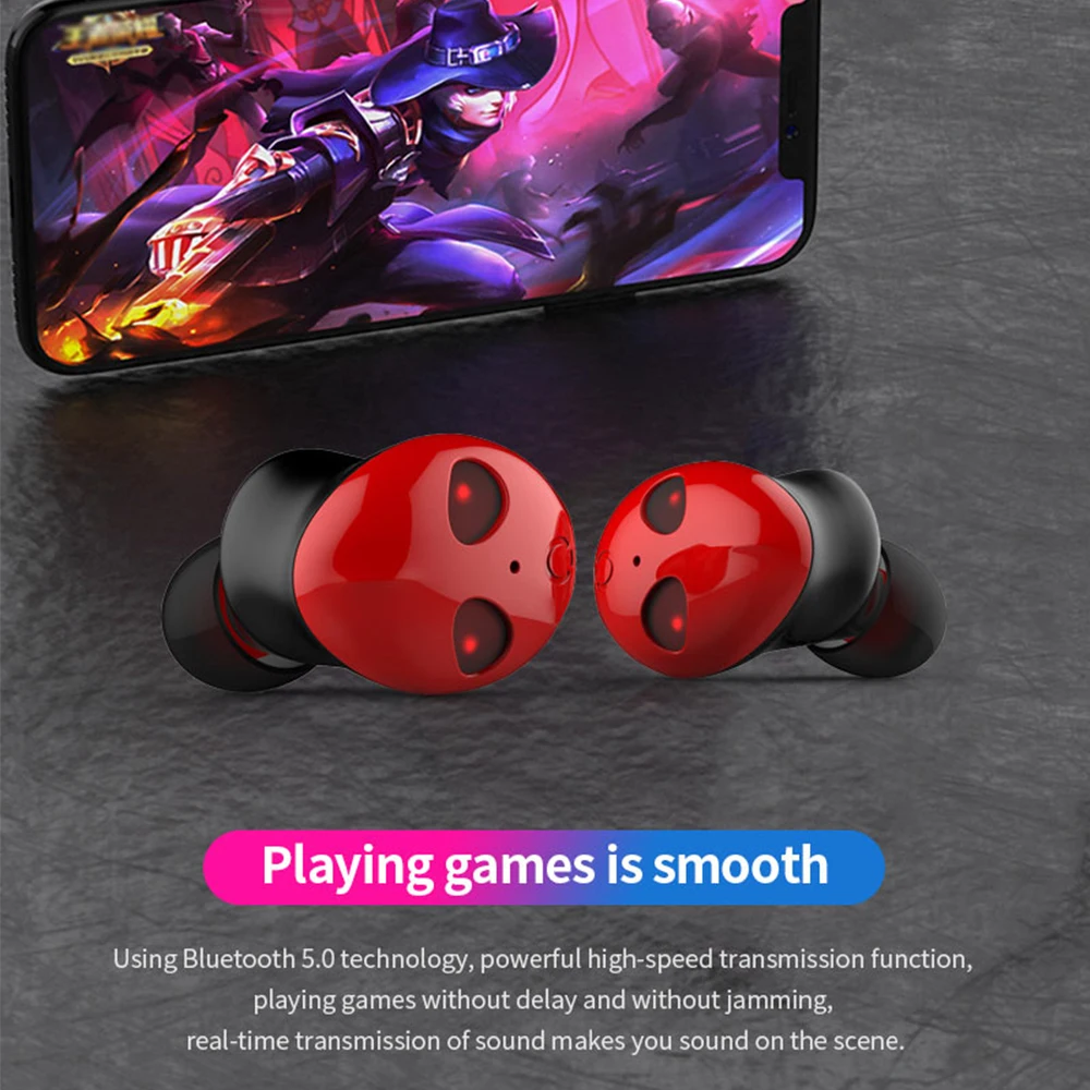 Alien-shape мультфильм бинауральные Bluetooth 5,0 наушники с сенсорным управлением TWS истинные беспроводные наушники водонепроницаемые шумоподавление Гарнитура