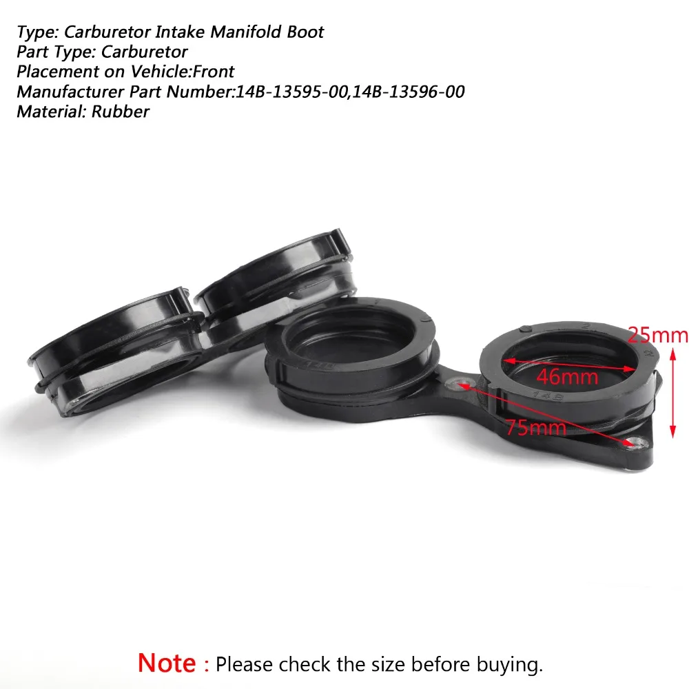 Areyourshop Мотоцикл Резиновая Впускной карбюратор для Yamaha YZF R1 R1 racebase 2009-2012 2011 Мотоцикл аксессуары
