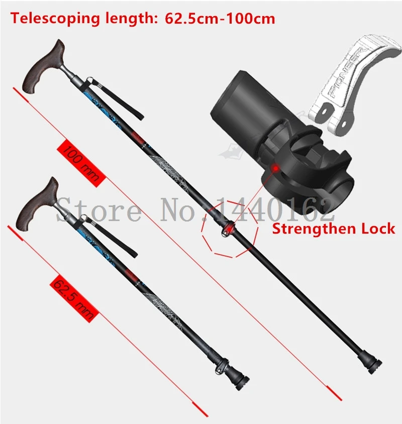 TP025 PIONEER old man Telescoping trekking poles 06