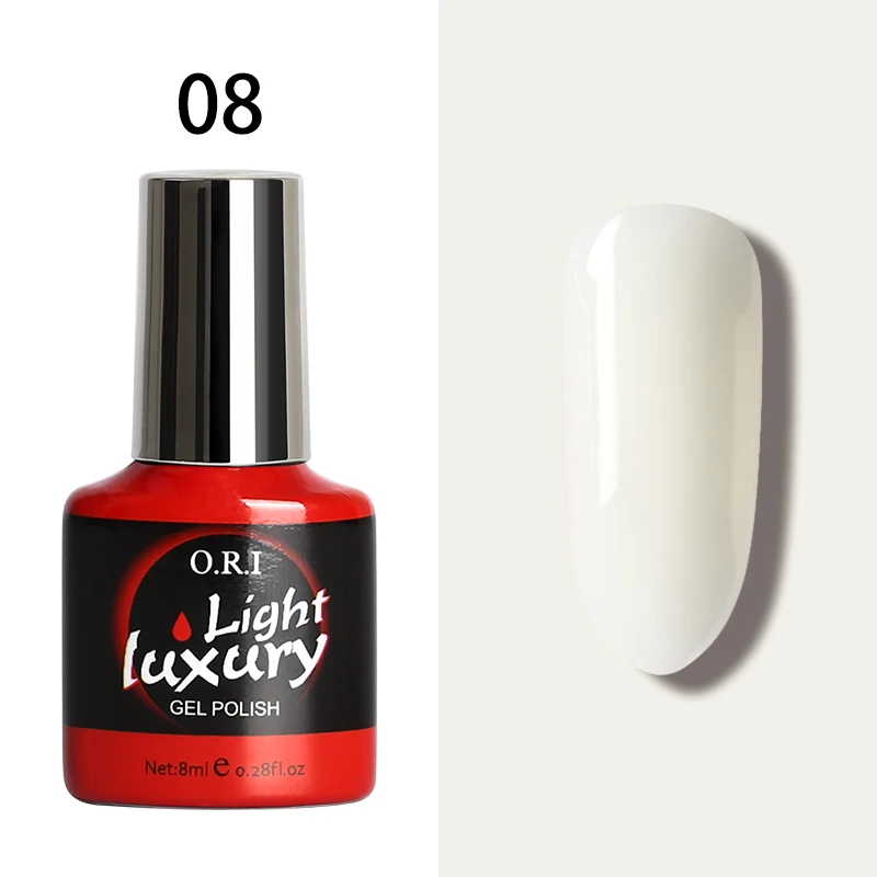 UV gel 08 ORI УФ-гель для ногтей Soak Off UV светодиодный 8 мл верхнее основание пальто неоновый гель лак для ногтей искусство Lakiery Hybrydowe Гель-лак - Цвет: UV gel 08