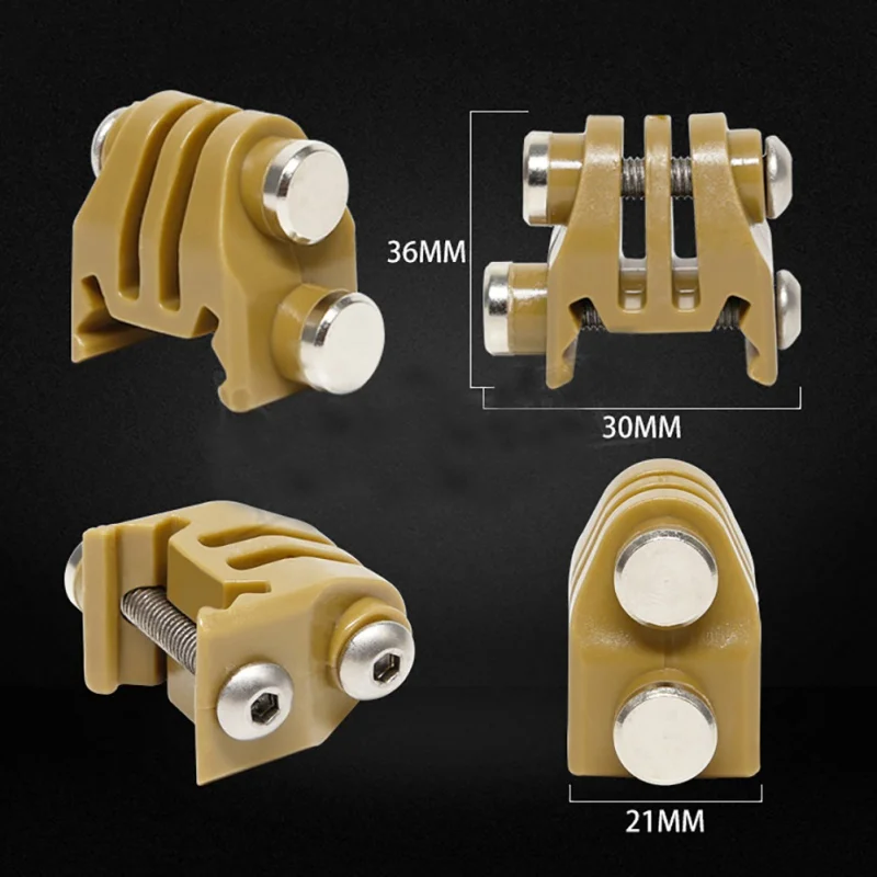 Accessories 20mm Picatinny Gun Rail Mount Airsoft Gun Adapter Kit for GoPro Action Shot gun Hunting Rifle Camera mounts
