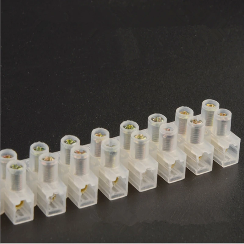 Винтовые клеммы Барьер разъем 2 шт. Электрический провод связи 12 позиции полосы