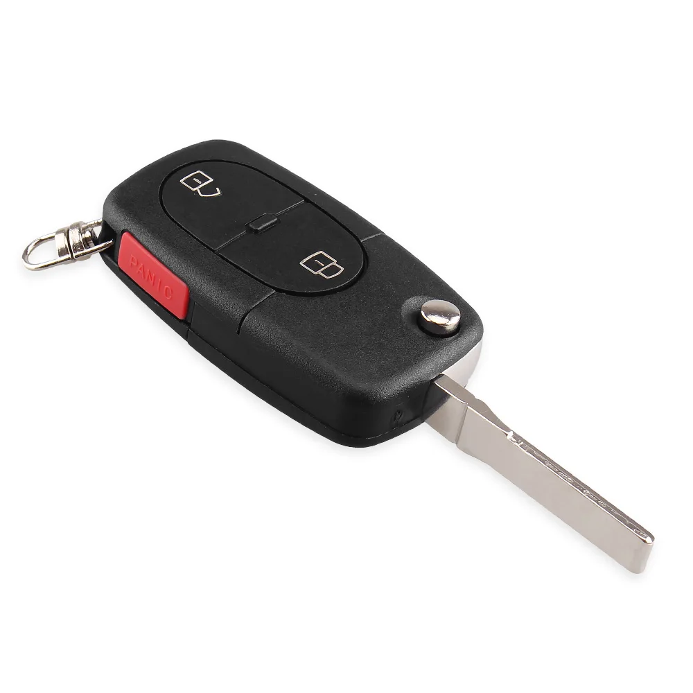 Remote Control/ Key Case For Audi A2 A3 A4 A6 A8 Tt Quattro Old Models Cr1620/cr1616 2/3/4 Button Flip - - Racext™️ - - Racext 18