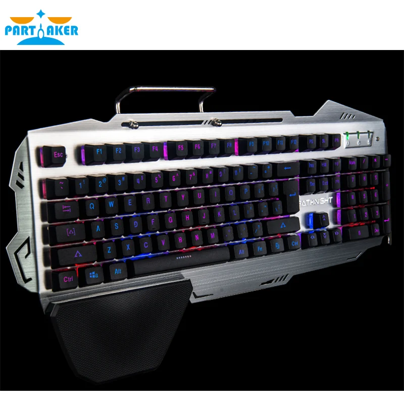 Wired Colorful Backlit Multi function Mechanical 104 Key