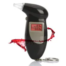 Алкотестер портативный тестер на алкоголь Точный Цифровой дисплей ЖК-светильник удобный светильник карманный дизайн для вождения Acce