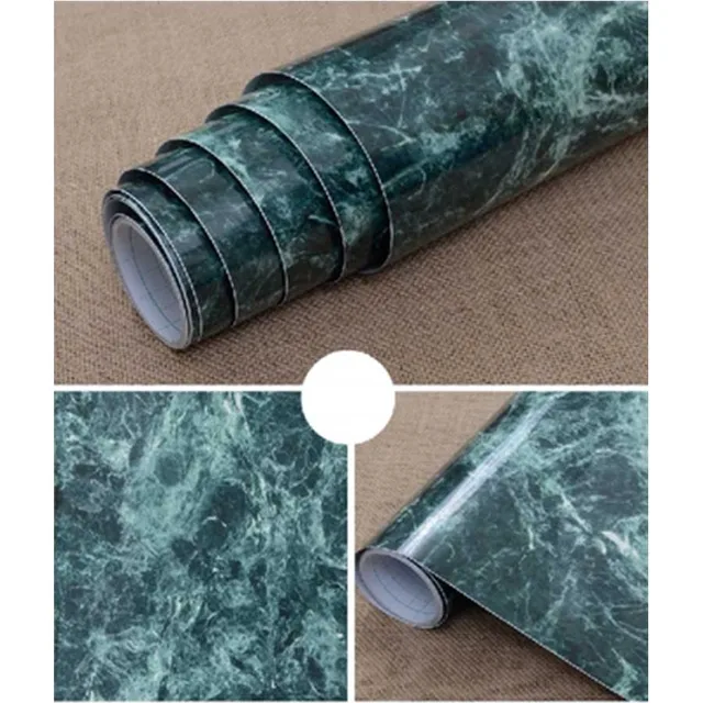 Vinilo PVC impermeable baño cocina gabinetes estante revestimiento