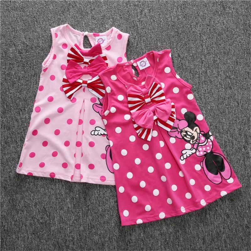 2017 Girls Dress Kids Cartoon Minnie Vestidos Clothes Children Vestido Infantil Cotton Disfraz Infantil Costume For Kids Dresses02