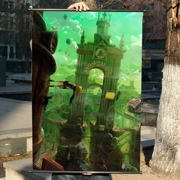 

"Gravity Daze"HD Game Scrolls Movie Poster Wall Sticker Banners Hanging Waterproof Cloth Art Bedroom Living Room Decoration
