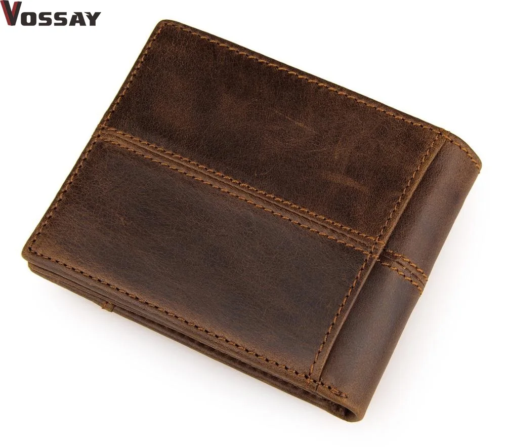 

Brand Men Genuine Cowhide Leather Purse Vintage Wallet Male Clutch Bag Large Capacity ID Card Holder Walet Porte Carte Perse