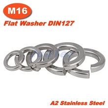 200 шт./лот DIN127 M16 пружинная шайба A2 Нержавеющая сталь