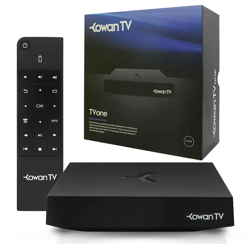 Kowan TV one IPTV TV Box Linux Embedded Media Set Top Box Quad Core