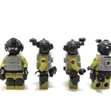 Антитеррористический отряд спецназа военное оружие playmobil аксессуары brinquedos Мини фигурки оригинальные игрушки