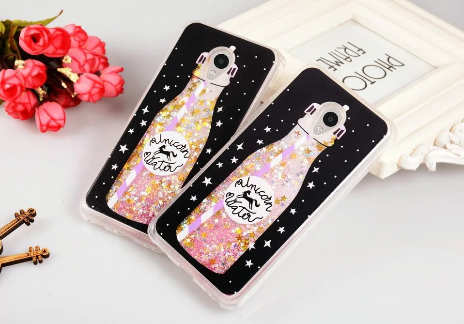 Quicksand Case for Meizu M5 Cover Fashion Bottle Glitter Dynamic Liquid Coque Meizu M5 Case Silicone Meilan 5 M 5 Funda          (6)
