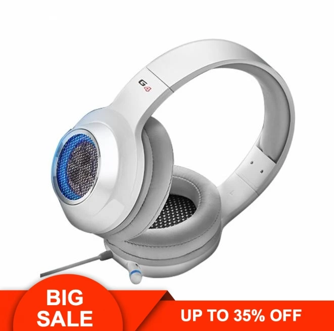 

Edifier G4 Gaming Headphone 7.1 virtual surround sound Game headset Vibrating effects Retractable Microphone Robust PVC cable