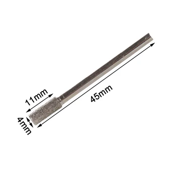 

3mm Dropship Grinding Head Diamond Coated Cylinder Head Repairing Grinding Bit 3mm Shank Dremel Burrs Rotary Tool