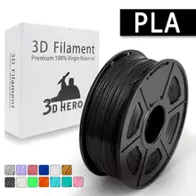 New top quality uso Filamento PLA 3D inofensivo material 1.75 milímetros 1 kg com full color para melhor presente de Aniversário DIY 3d impressão