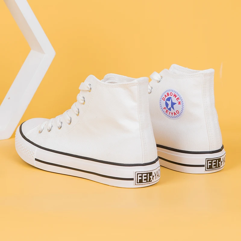 

White Sneakers for Women High-Top Tennis Women's Autumn Shoes Black Shoes Women's Shoes Casual Shoes 687-1
