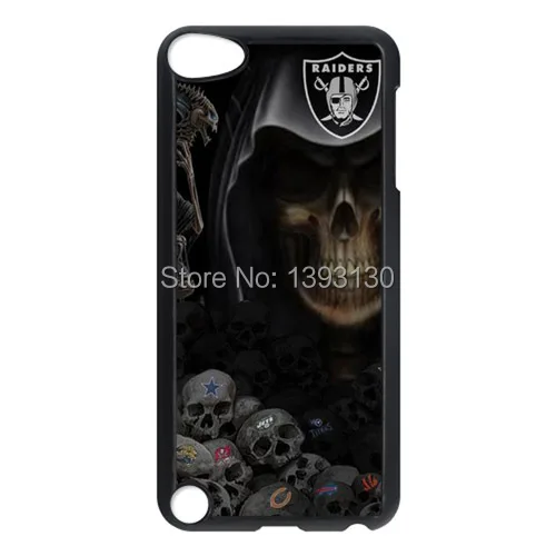 Sophisticated Design Hard Plastic Case Cover with Image for Apple iPod Touch 5 5G 5th Generation - NFL Oakland Raiders _101021 |