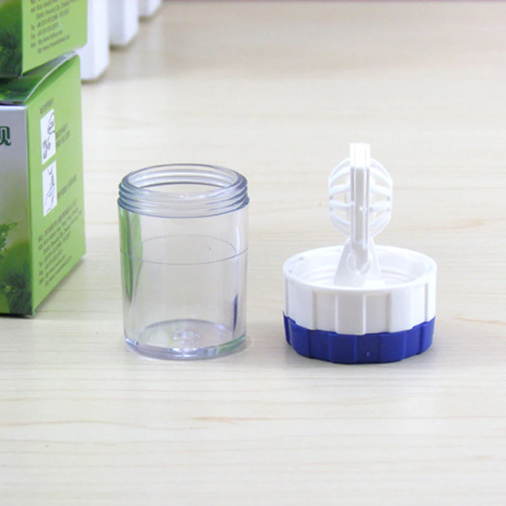 

2019 Mini Washer Cleaning Lenses Case Tool Eye Contact Lens Case Cleaner Manually One Plastic Contact Lens Cleaner