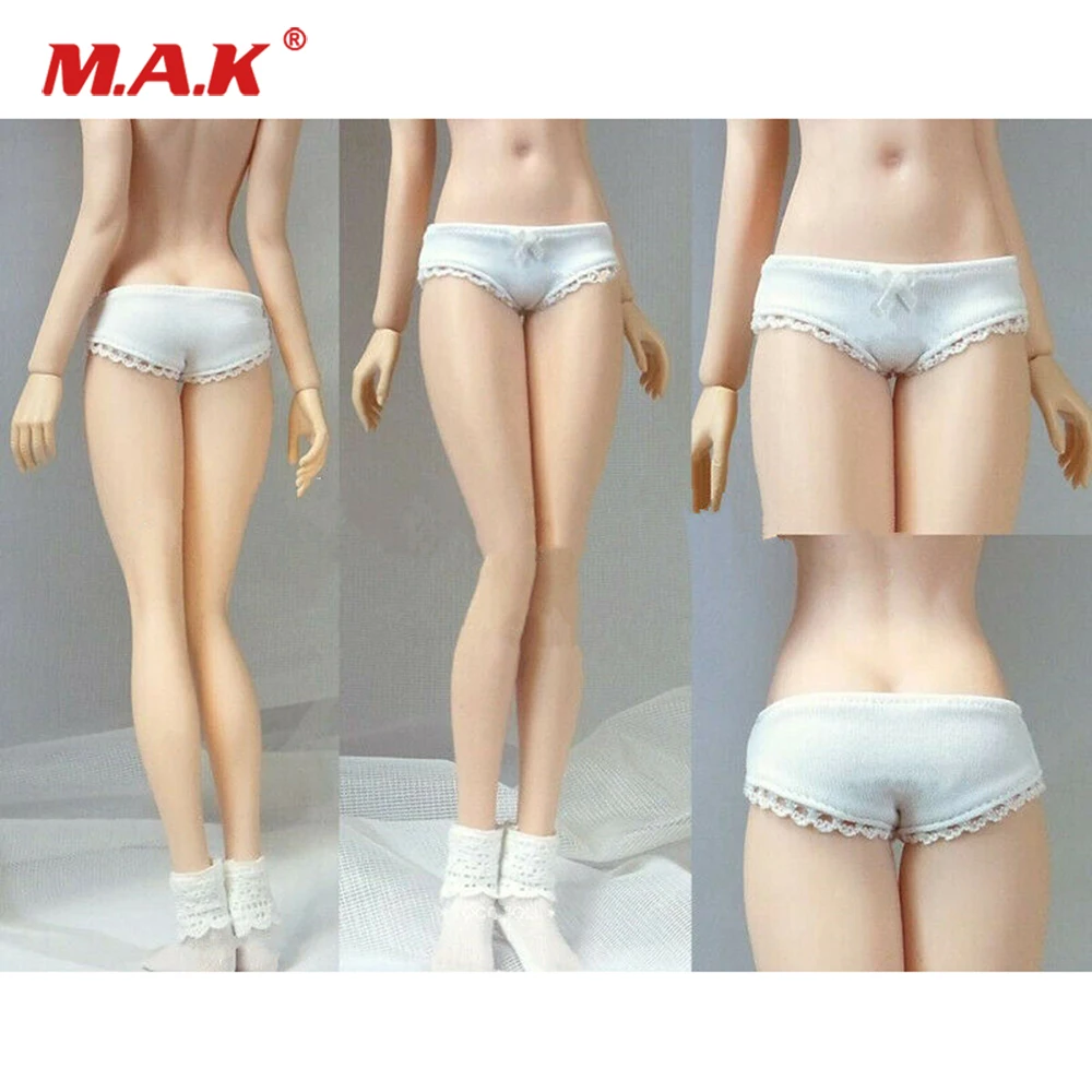 

1/6 Scale Female Figure Accessory Sexy Girl White Panties Underwear Sock Clothing for 12'' Female Figrue Body