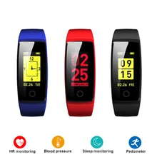 LYKL Smart Band V10 браслет OLED Сенсорный экран Фитнес трекер крови Давление монитор сердечного ритма браслет шагомер
