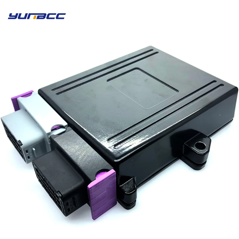 

1 kits 2 hole 24pin black aluminum car lpg ecu controller case enclosure with connectors