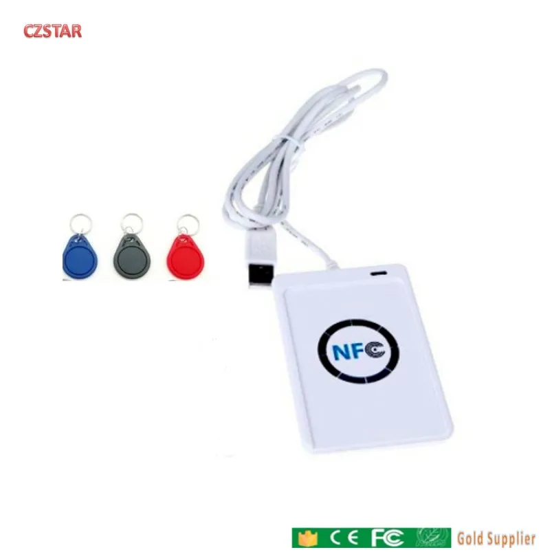 NFC считыватель USB ACR122U Бесконтактный Смарт ic карты и писатель rfid копировальный