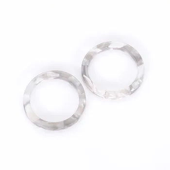 20x22MM 할로우 하트 모양 DIY 귀걸이 펜던트 진자 장식품, 아세트산 신선한 가루 보석 만들기 액세서리