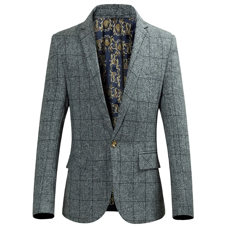 

Casual Suit for Men Autumn Spring Suit Fashion Suits High Quality No Ironing New Arrival Male Blazers Coat Brand Gent Life